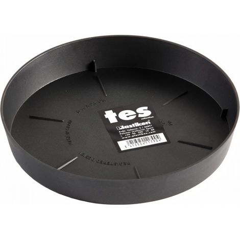 Plaque Drainage Pot Tes ø17cm Anthracite Drainage Efficace Pour Pot De Fleurs - Plastiken (1/2)