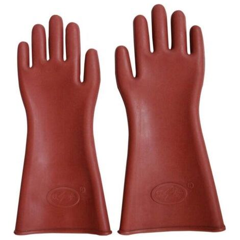 BUNTHAUS Gants de Travail Gants Électriciens en Caoutchouc Couverture de Sécurité,gants isolés 12kv(Quantité : 1 ensemble) 56Vingt