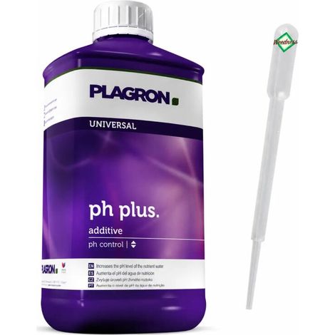 Plagron pH Plus 1 Liter pH Erhöher Nährlösung Wasserpflege Pflanzen (1/5)