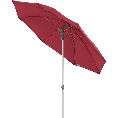 Doppler ACT 200 RO-TILT Sonnenschirm ø 200 cm rund Mittelmastschirm Mittelstock 5 Farbvarianten 809 Rot (1/2)