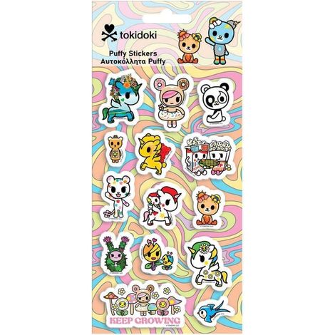 Autocollants en relief Tokidoki