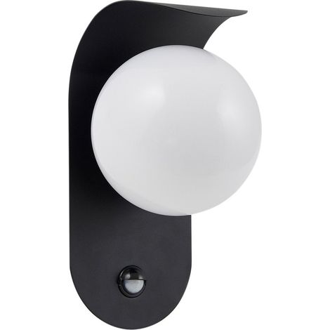 [GEBRAUCHT] B-Ware Lindby Led Außenwandleuchte Wandlampe Sensor Außenleuchte Schwarz Weiß Alumin75 (1/2)