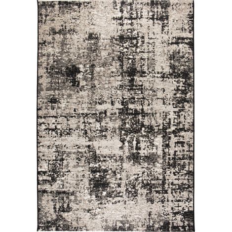 Tapis d'Extérieur et Intérieur en Polypropylène Résistant à l'Eau Noir 160 x 230 cm - PANGIVO (1/3)