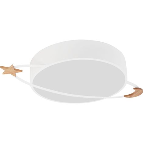 PLAFONIERA APP865-C MOON BIANCO TONDO 5-PUNTI LUCE E27 30X8CM