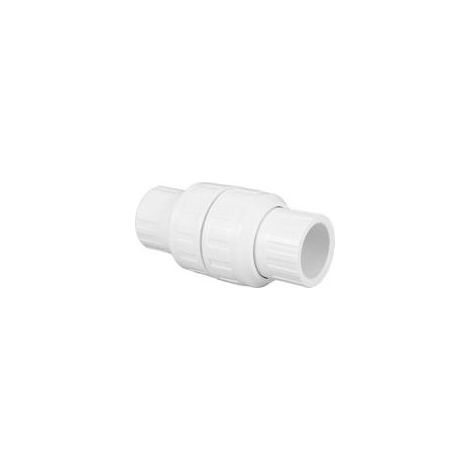articleClapet anti retour en PVC pour plomberie 32 mm Accessoire pour éviter le refoulement des joints de tuyau (1/5)