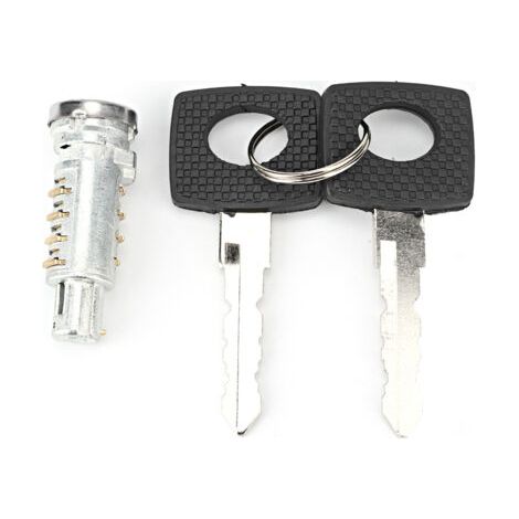QORVA-Barillet de serrure de porte avec 2 clés 6707600205 adapté pour MERCEDES VITO W638/classe V 1999-2003 (1/5)