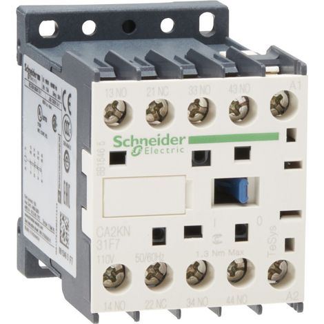 Contacteur AUXILIAIRE 3NO+1NC 110V 50/60Hz - idéal pour la commande de circuits électriques. (1/3)