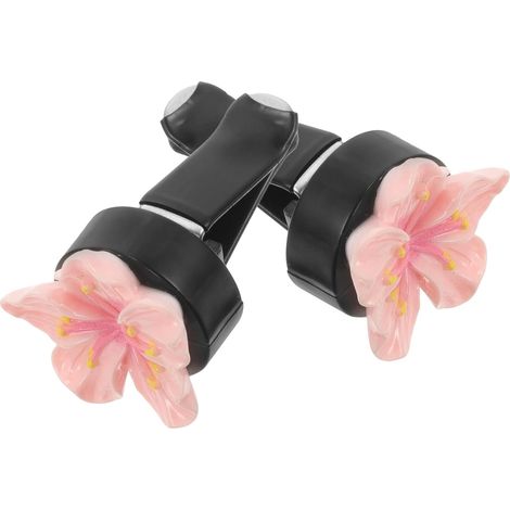 Floral Pink Car Air Freshener Air Vent Clip Air Conditioning
