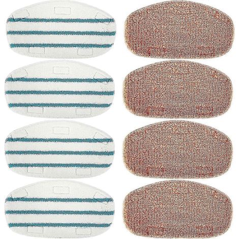 Lingettes de rechange pour balai vapeur AURA - Compatibles avec le nettoyeur vapeur PurSteam (paquet de 8) (1/5)