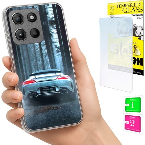 Funda para Motorola Moto G15 / G15 Power, carcasa trasera + cristal (1/5)