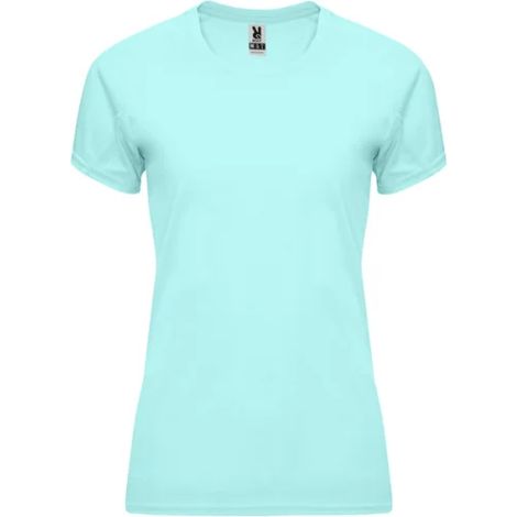 Camiseta de manga ranglán para mujer antihumedad con paneles inferiores BAHRAIN WOMAN M Verde menta (1/2)
