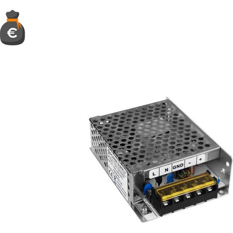 Alcapower Alimentatore Switching 24V 36W 1.5A, Tecnologia Switching Mode ad alta efficienza per applicazioni industriali e domestiche, Compatto