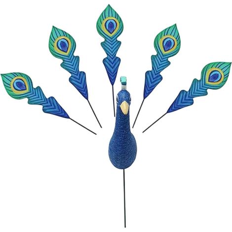 Gartenstecker für Draußen Vogel Blumentopfstecker mit