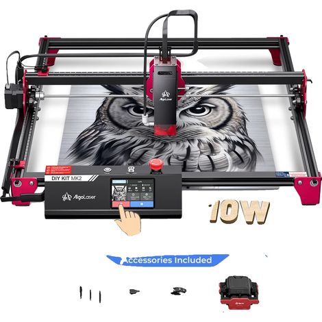 Découpeuse Laser CNC, Gravure Haute Vitesse, Compatibilité Matériaux Polyvalente, ALDK2 10BD Ensemble 3 (1/2)
