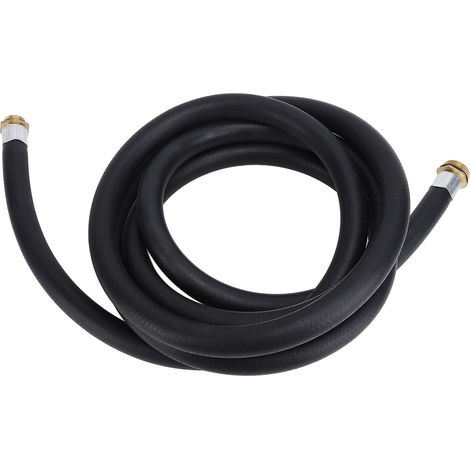 Tuyau de transfert de carburant noir haute pression résistant à l'érosion, 4 m, pour pompe de transfert de carburant et réservoir.