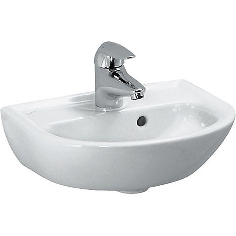 Lavamani LAUFEN PRO B, design monoforo, 400 x 320 mm, bianco LAUFEN