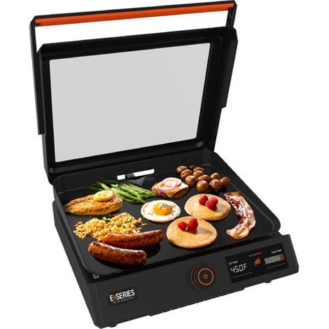 Plancha électrique Blackstone 17 pouces avec couvercle en verre (1/4)