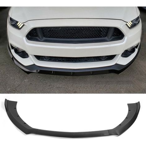 Frontstoßstangen-Unterteil-Spoiler-Diffusor, 3-stufiger Frontspoilerlippenschutz, passend für Ford Mustang 2015-2018 (1/5)