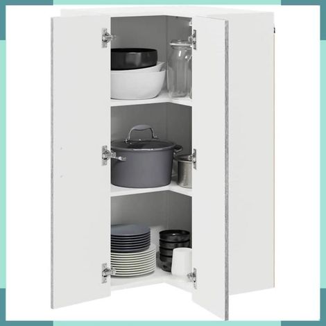 884820 Armoire de cuisine Kalmar Gris Sonoma 57 x 57 x 100 cm (1/5)