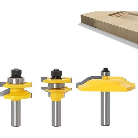 Fresa para ranurar, riel Ogee y panel elevado Ogee [8 mm], fresa para trabajar la madera. (1/5)