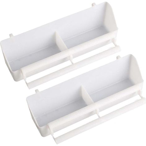 Mangeoire Oiseaux Cage Interieur Exterieur Mangeoire Oiseaux Abreuvoir Oiseau Cage Mangeoire pour Oiseaux en Plastique Parrot Nourriture Eau Bol po (1/5)