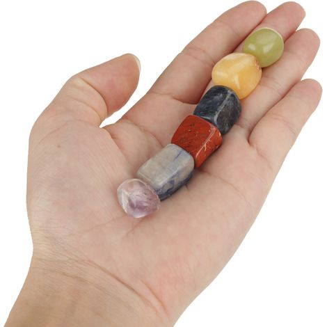 100g Quartz Naturel Mini Pierres de Guérison Mélange de Couleurs pour Chance et Énergie (1/5)
