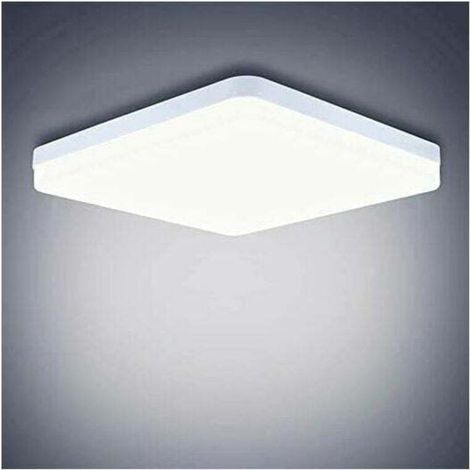 48-W-LED-Deckenleuchte (4320 lm), einfache Montage, ideal für moderne Schlafzimmer, Wohnzimmer und Küchen, kaltweißes Licht (6500 K), quadratisch (30 x 30 x 4 cm) (1/4)
