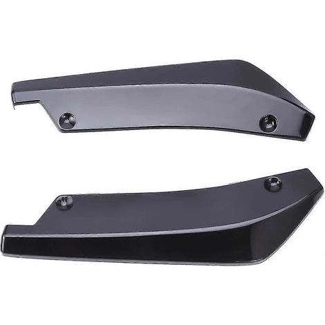 Heckstoßstangensplitter, Diffusor, Canard-Wrap, Spoiler, Seitenschweller, Ecklippe, Karosserie – Schwarz
