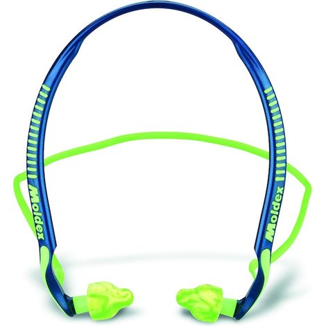 Casque de protection auditive 23 dB – Réduction sonore – Norme EN 352-2 – Avec cordelette et bouchons de rechange – Moldex