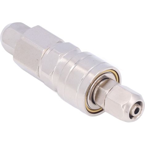 Raccord Pneumatique Rapide Auto-bloquant en Acier Inoxydable Nickelé, Connecteur d'Air pour Tuyau 8mm (SP+PP20) (1/5)
