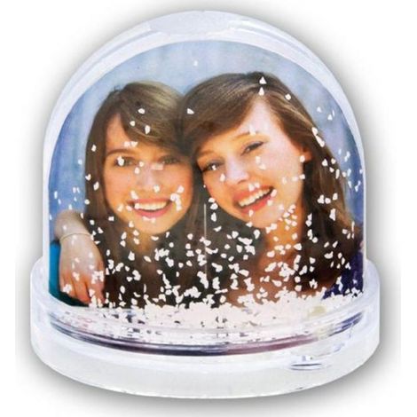 Conjunto ZEP de 6 Esferas de Nieve 6,5x6,2 cm incoloras