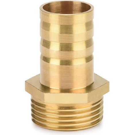 Douille de tuyau en laiton, adaptateur de raccord de tuyau en laiton 3/4" FG x 3/4" douille (19mm) 1 pièce (1/5)