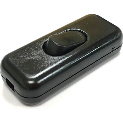Interruptor de Paso EDM 3A Negro (1/2)
