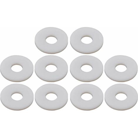 – Lot de 10 rondelles plates en nylon DIN 9021 – Diamètre extérieur 35mm – Épaisseur 3mm – Pour filetage M12 – Réparation carrosserie (1/2)