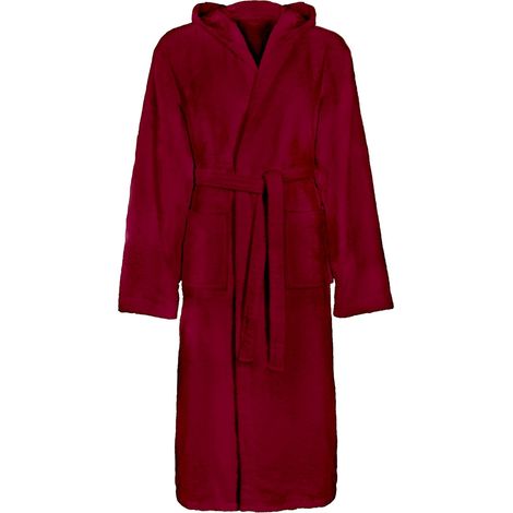 vidaXL Peignoir KINN Rouge S Coton (1/5)