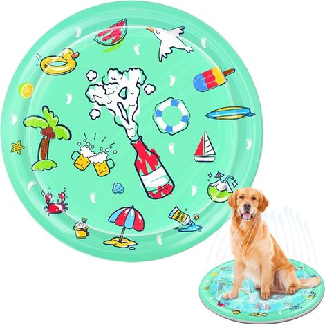Tapis rafraîchissant à remplissage d'eau, pour chiens, chats et enfants (1/5)