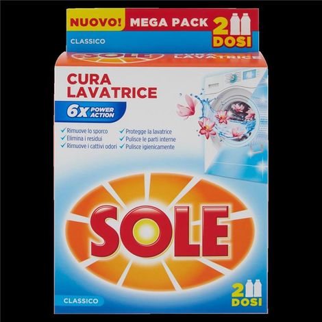 SOLE CURA LAVATRICE 250MLX2 FLACONI MEGA PACK (1/5)