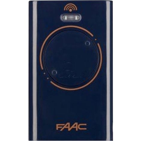 FAAC 787014 Trasmittente Telecomando Radiocomando Originale XT2 433 SL SLR BLU