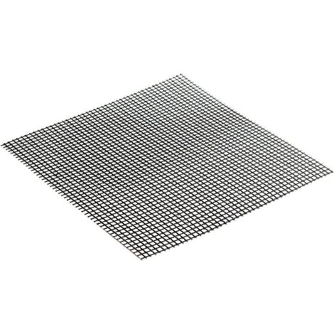 Barbecue Mat Protects the Grill with Silver Fiberglass Mesh, Heat Resistant and Non-Stick, Prevents Food from Falling, for Outdoor Cooking (1/5)