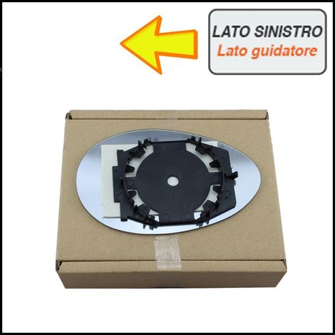 Piastra vetro specchio asferico lato sx-guidatore alfa romeo 156