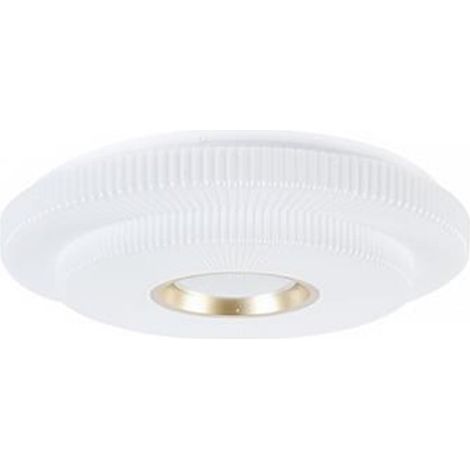 TrAdE Shop Traesio - Plafoniera Led Lampada Da Soffitto 45w Luce Bianco Freddo 6500k Oro Bianco 45502 - (1/5)
