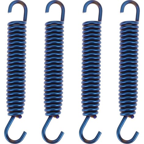 Ressorts D'échappement de 75 Mm en Acier Inoxydable pour Motos Et Véhicules Tout-Terrain (Bleus) (1/5)