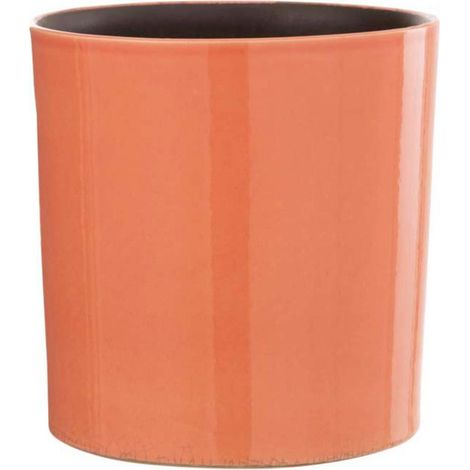 Cache-Pot en Céramique Design "Flek" 20cm Orange