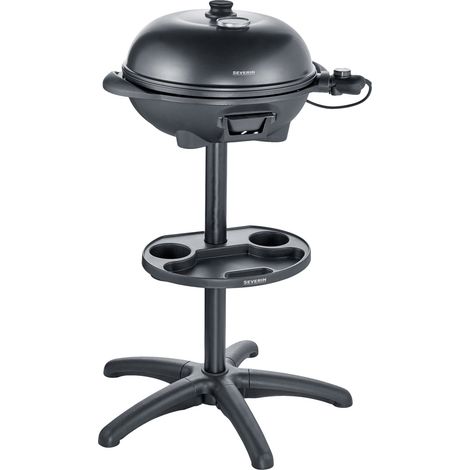 Severin PG 8541 Elektro Standgrill Kugelgrill, Thermometer im Deckel Grill-Fläche (Durchmesser)=410 (1/5)