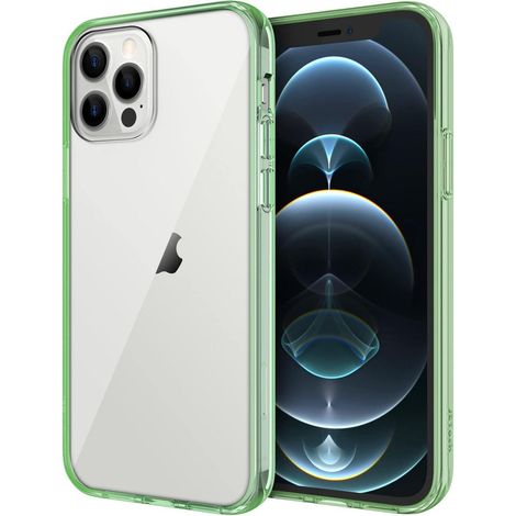 Handyhülle iPhone 12 12Pro 6,1Zoll Transparent Nachtgr&xFCn (1/5)