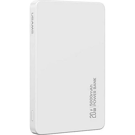 Usams Induktive Powerbank 5000mAh 20W PD Schnellladung weiß/weiß CY Serie 5KCD23103 (US-CD231) (1/5)
