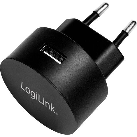 Chargeur USB 10.5W 1x USB-A – Technologie Fast Charging – Protection contre surintensité et surchauffe – Compact et léger pour déplacements – Logilink (1/5)