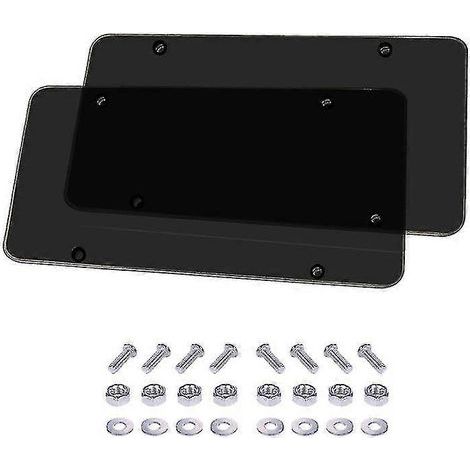 Clear Anti-speed Red Light Toll Camera Stopper License Frame Cover Photos Plate