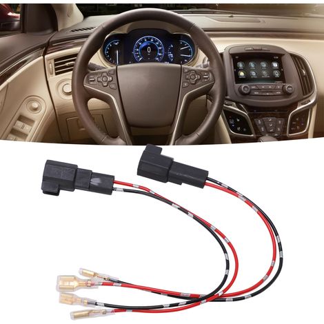 Ein Paar Auto-Verstärkerkabel, Lautsprecherkabel und Buick-Mittelbasslautsprecheranschlüsse (1/5)