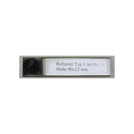 Bticino RUFTASTER 1 F.TÜRSTATION 900 (TYP 1 90X22MM) (1/5)